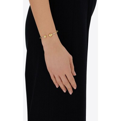 Bracelet jonc Nanis Dancing Elite en or jaune et diamants