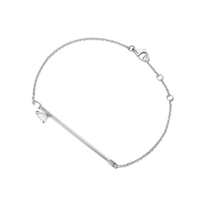 Repossi Serti sur Vide bracelet, white gold, diamonds