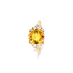 Bague Sweety en or jaune, saphir jaune et diamants