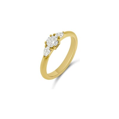 Bague Vaneste en or jaune et diamants