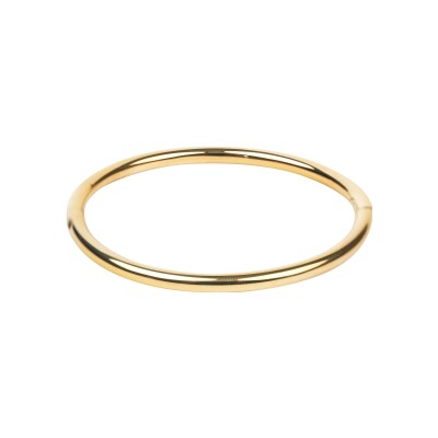 Bracelet Bangle Up An-O
 en acier pvd doré