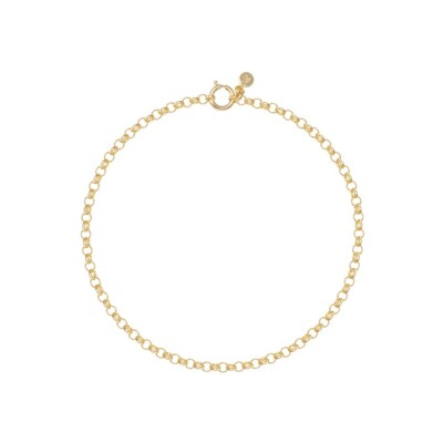 Collier chaîne multi anneaux Bangle Up Bangle en laiton doré