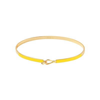 Bracelet fin Bangle Up Lily
 en laiton doré