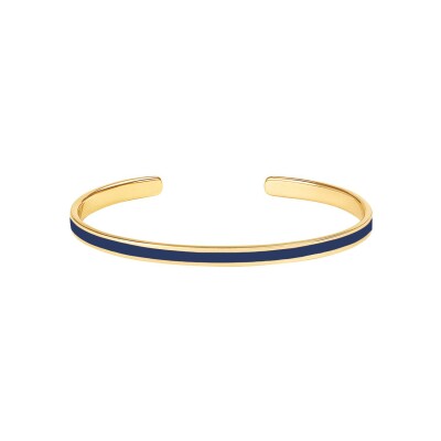Bracelet jonc ouvert ajustable Bangle Up Bangle en laiton doré laqué