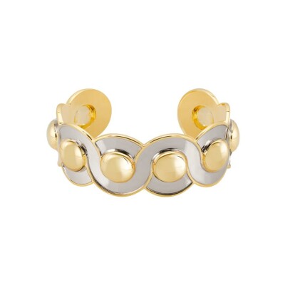 Bracelet jonc ouvert ajustable Bangle Up Moon en laiton