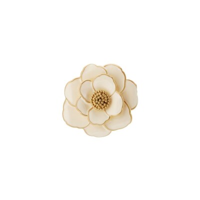 Pendentif Bangle Up Peony en laiton doré