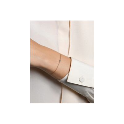 Bracelet Burato Solitaire en or rose et diamants