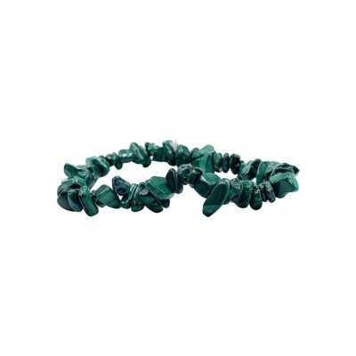 Bracelet baroque Minerama en malachites