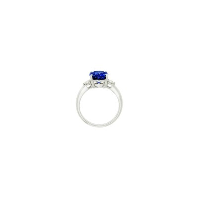 Bague Raynal Doris en or blanc, diamants et tanzanite