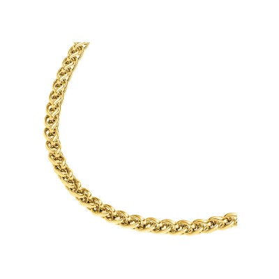 Collier Boccia Titanium en titane et plaqué or