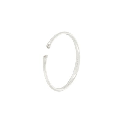 Bracelet Raynal Jonc en or blanc et diamant