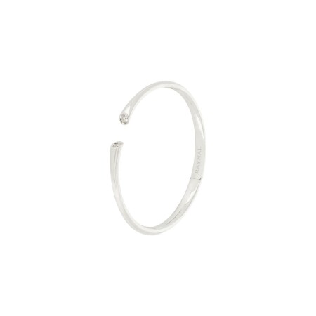 Bracelet Raynal Jonc en or blanc et diamant