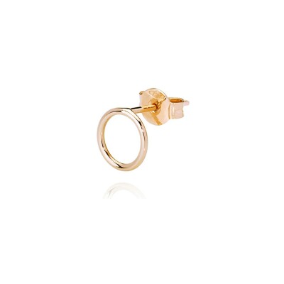Mono boucle d'oreille Burato Linear en or jaune