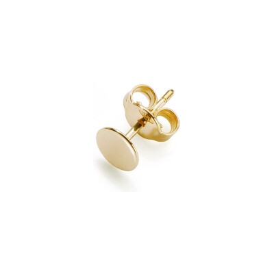 Mono boucle d'oreille Burato Paillettes en or jaune