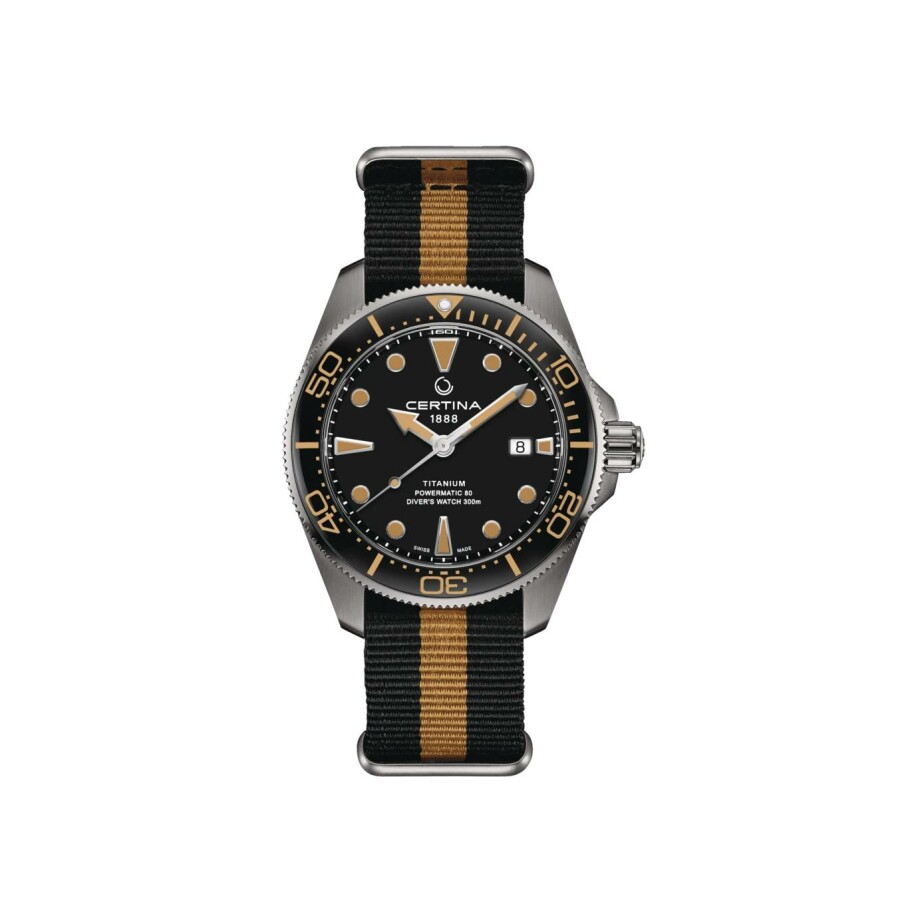 Certina DS Action Diver 43mm Powermatic 80 watch