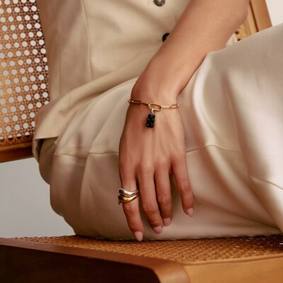 Bracelet Thomas Sabo Charm Club en argent et plaqué or