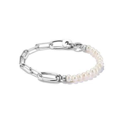 Bracelet Thomas Sabo Charm Club en argent et perle d'eau douce