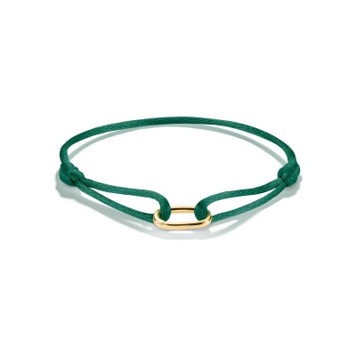 Bracelet Thomas Sabo Charm Club en argent, plaqué or et polyester