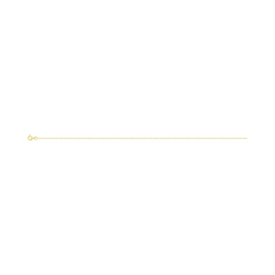 Chaîne maille forçat miroir en or jaune
