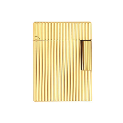 Briquet S.T. Dupont Lignes Verticales en laiton et or jaune