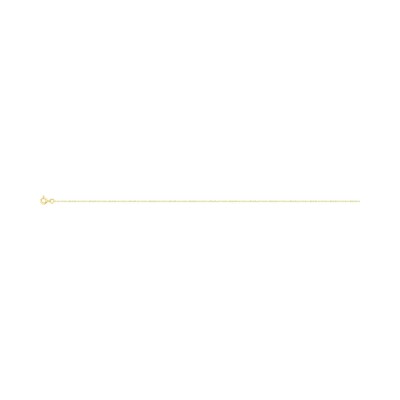 Chaîne maille forçat miroir en or jaune