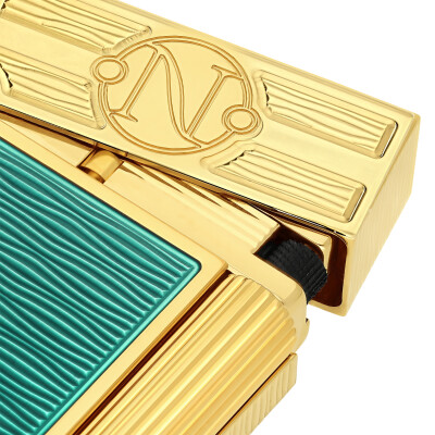 Briquet S.T. Dupont 20 000 Lieues Sous Les Mers en laque et or jaune