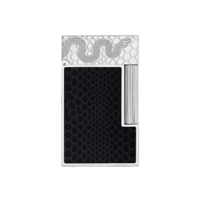 Briquet S.T. Dupont Snake en laque et or jaune