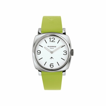 Montre Augarde MAT Gaillon bracelet fin en cuir vert