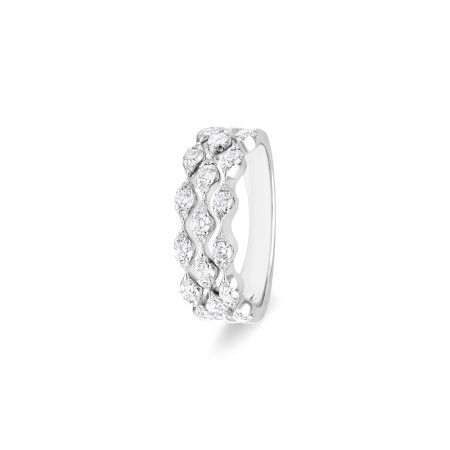 Bague Wawe en or blanc et diamants