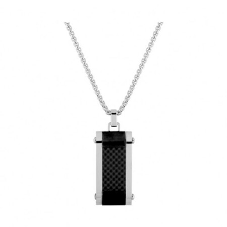 Collier Cargo en carbone et acier