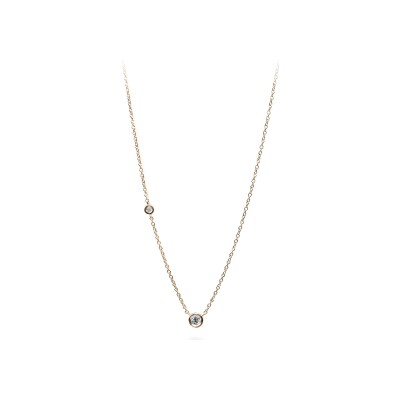 Collier Isabelle Barrier en or rose et diamants naturels