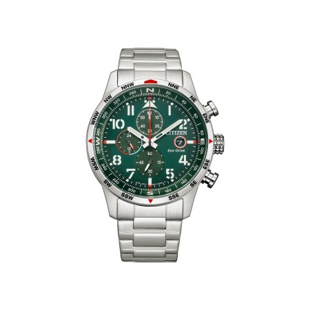 Montre Citizen Eco-Drive Pilot chronograph CA0791-81X