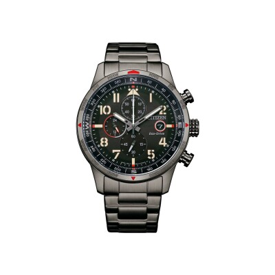 Montre Citizen Eco-Drive Pilot chronograph CA0797-84E