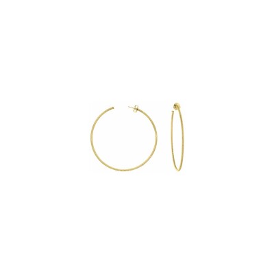Boucles d'oreilles Orus Bijoux Spiral en argent doré