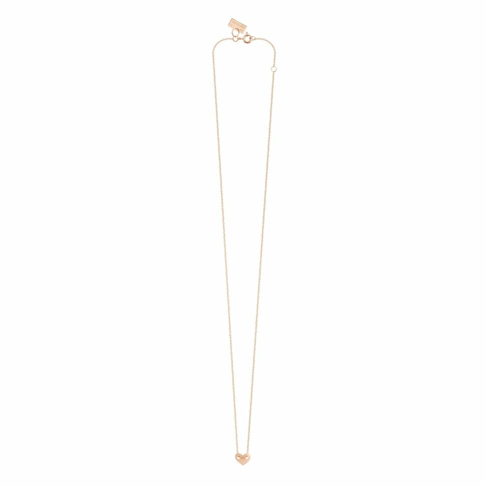Collier Vanrycke Angie en or rose, taille XS