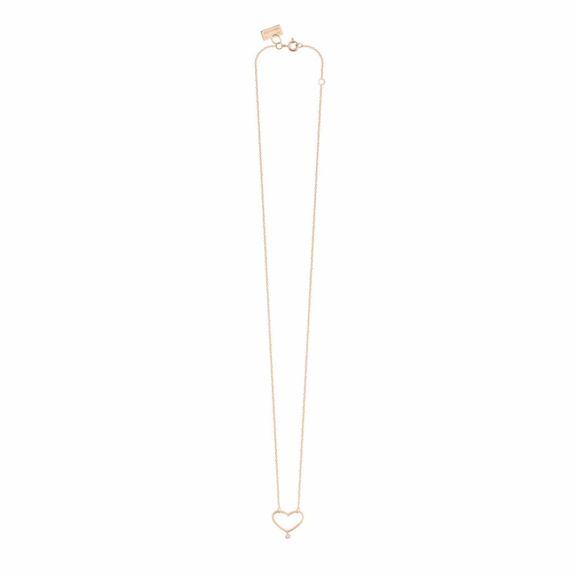 Collier Vanrycke Angie en or rose et diamant, taille S