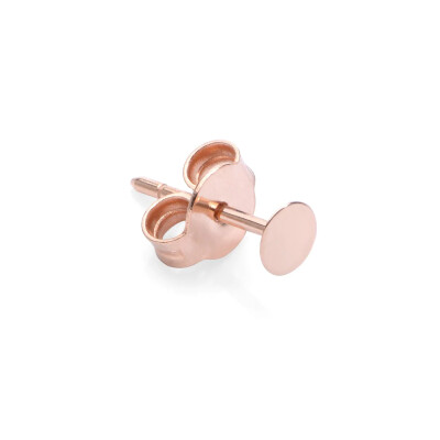 Mono boucle d'oreille Burato Paillettes en or rose