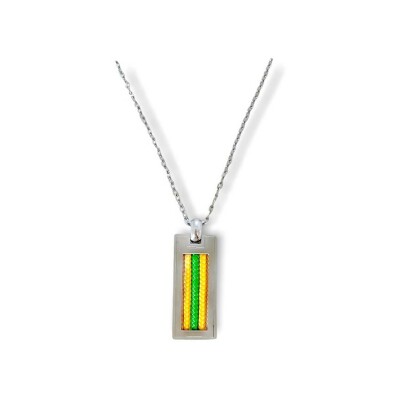 Collier Elden Paris Football Nantes en acier et cordes