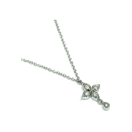 Pendentif Isabelle Barrier en or blanc et diamant de 0.11ct