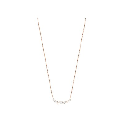 Collier Confetti en or rose et diamants