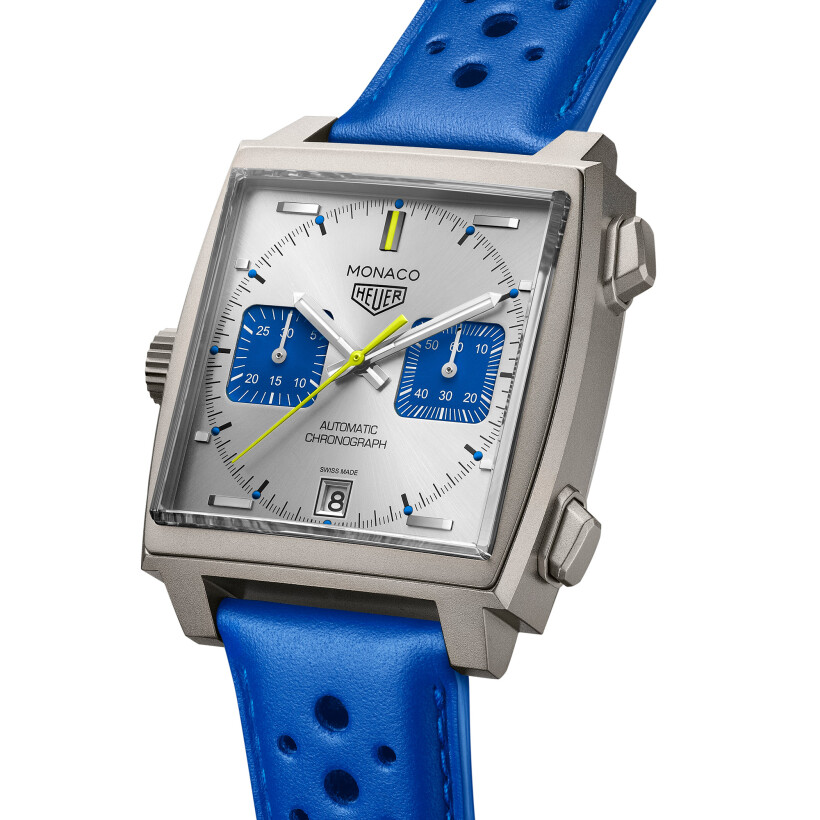 Montre TAG Heuer Monaco Chronograph Racing Blue Edition Limitée