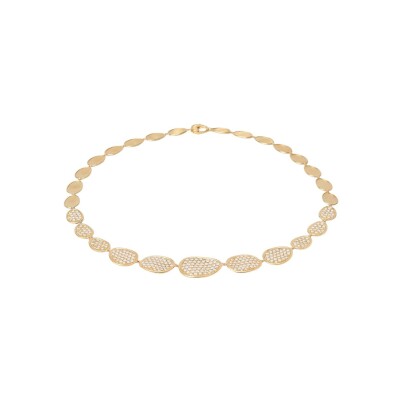 Collier Marco Bicego Lunaria Alta en or jaune et diamants