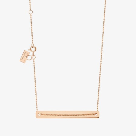 Collier Vanrycke Bonnie & Clyde en or rose