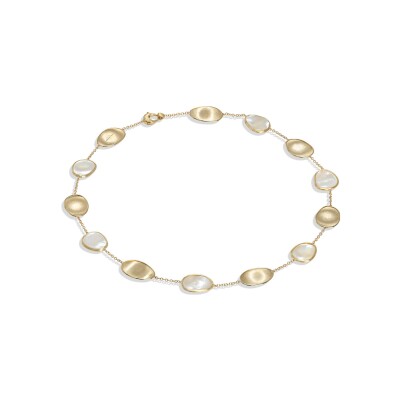 Collier Marco Bicego Lunaria en or jaune et nacre blanche