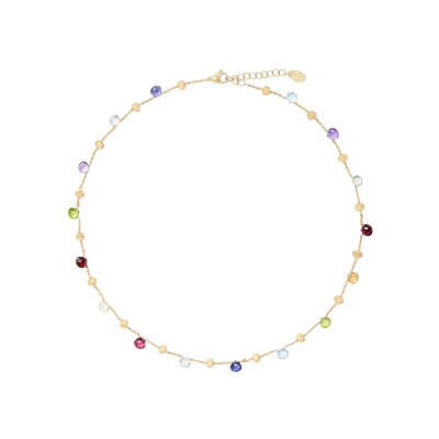 Collier Marco Bicego PARADISE en or jaune et pierres fines multicolores