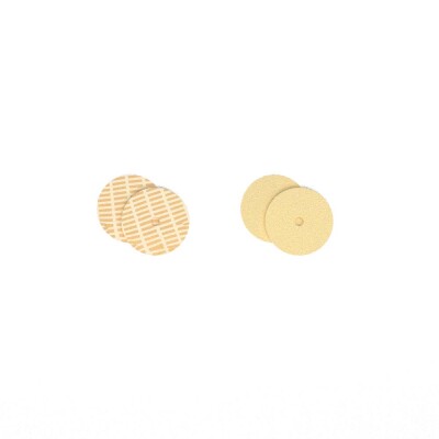 Cuir pour boucles d'oreilles Les Georgettes Tartine / Beurre Salé, 16 mm