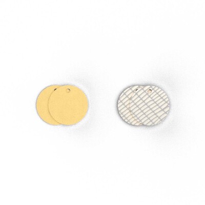 Cuir pour boucles d'oreilles Les Georgettes Déesse / Chimère, 20 mm