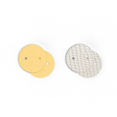Cuir pour boucles d'oreilles Les Georgettes Déesse / Chimère, 25 mm