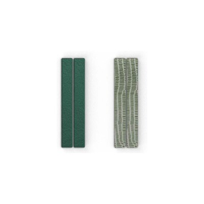 Cuir pour boucles d'oreilles Les Georgettes Scarabée / Sauge, 8 mm