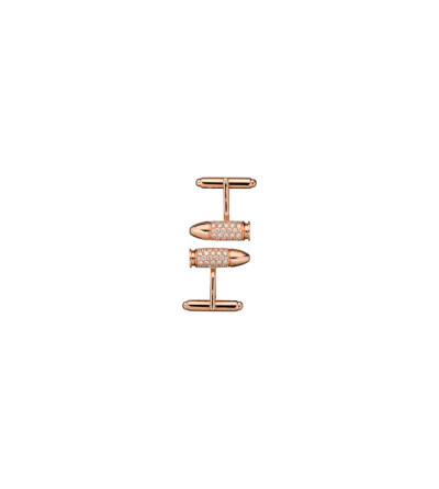 Boutons de manchette Akillis Bang Bang en or rose et diamants